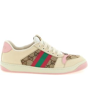 Gucci Calfskin Low Top Sneakers - White