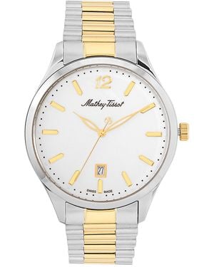 Mathey-Tissot Mathey Tissot Two-Tone Stainless Steel Watch - Metallic