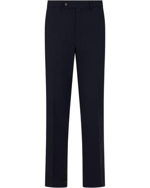 Slowear Trousers Chinolino Linen - Blue