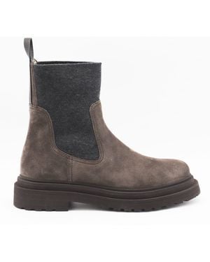 Brunello Cucinelli Leather Boots - Brown