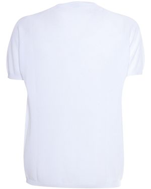 Aspesi Mod. M060 Sweater Cotton Crewneck - White