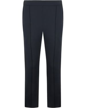 Elisabetta Franchi Cropped Pants Stretch Polyamide - Blue