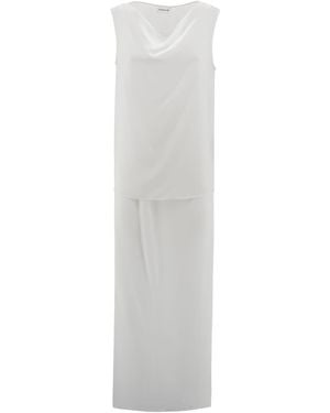 P.A.R.O.S.H. Silk Top - White