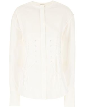 Sportmax Stretch Cotton Blouse - White