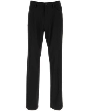 Balenciaga Stretch Wool Pant - Black