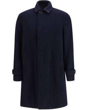 Lardini Single Breasted Coat - Blue