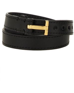 Tom Ford Logo Bracelet - Black