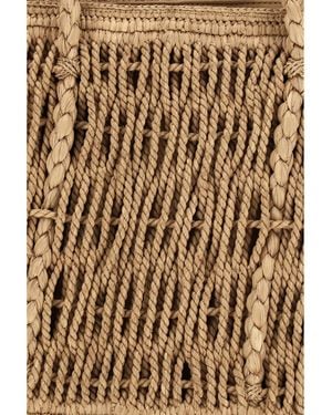 The Row Tote Bag Georgica Raffia Shoulder - Natural