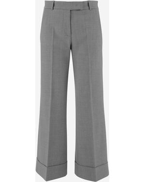 Ql2 Wool Trousers Melodia - Grey