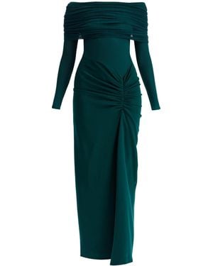 Christopher Esber Long Sonora Dress - Green