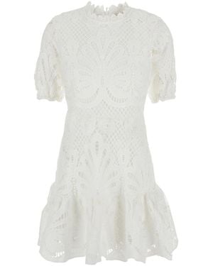 Rene' Derhy Long Dress Girasol With Adjustable Straps Polyester For - White