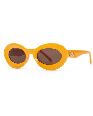 Lw 40110U 39E Celluloid Occhiali Sole - Yellow