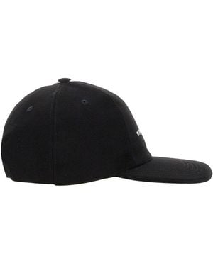 Stella McCartney Baseball Hat With Logo Embroidery - Black
