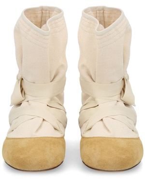 Isabel Marant Boots Letiz Cotton - Natural