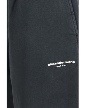 Alexander Wang Cotton Sweatpants Pants - Black