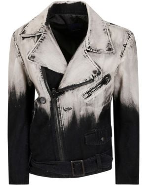 Yohji Yamamoto Asm Biker Jacket - Black