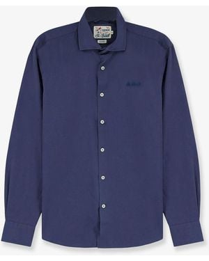 MC2 Saint Barth Shirt Ice Cotton - Blue