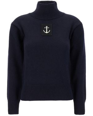 Jil Sander Midnight Wool Jumper - Blue