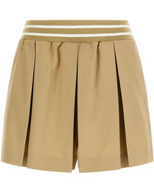 Moschino Cotton Bermuda Shorts - Natural