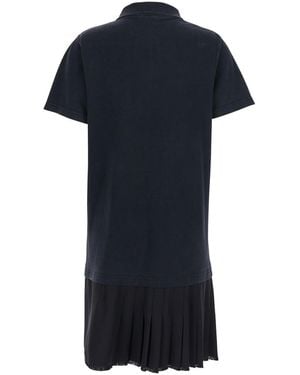 ワンピース BALENCIAGA LAYERED POLO MINI DRESS Balenciaga Polo-Collar Mini Dress in Blue | Lyst