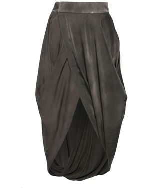 Uma Wang Silk Skirt - Grey