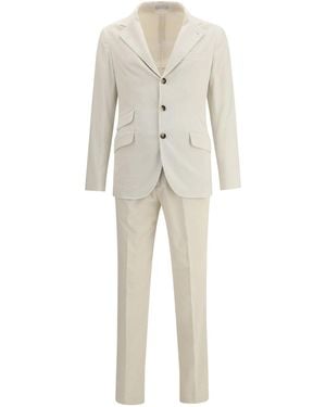 Brunello Cucinelli Velvet Suit - Natural