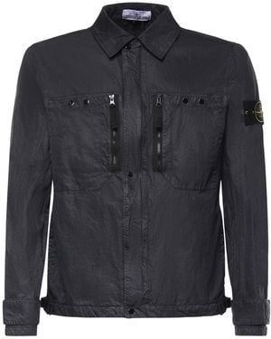Stone Island Shirts Fibra Poliammidica - Blue