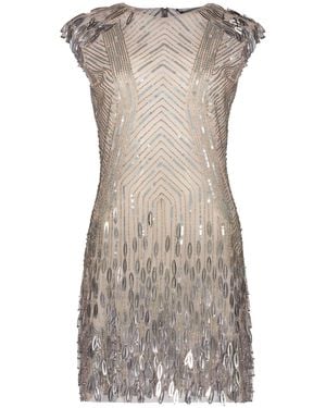 Alberta Ferretti Sequin Mini-Dress - Pink