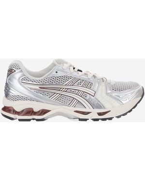 Asics Sneakers Gel-Kayano 14 Mesh Rubber And Sneakers - White