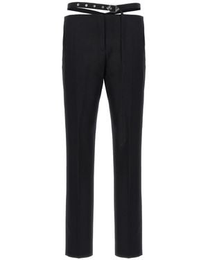 The Attico Cut Out Trousers - Blue