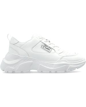 Versace Jeans Couture Sports Shoes With Logo - White