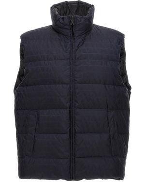 Valentino Garavani Toile Iconographe Vest Polyamide Gilet - Blue