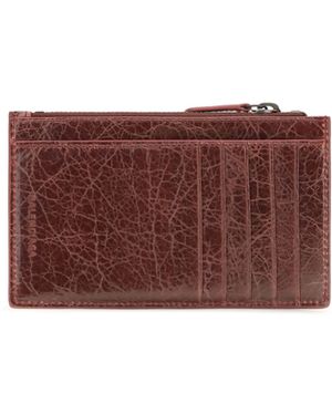 Balenciaga Le City Long Card Holder - Purple