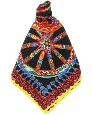 Dolce & Gabbana Dolce & Gabbana Carretto Scarf - Orange