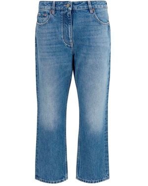 Valentino Garavani Blue Cotton Straight