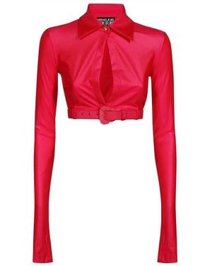 Versace Jeans Couture Long Sleeve Top - Red