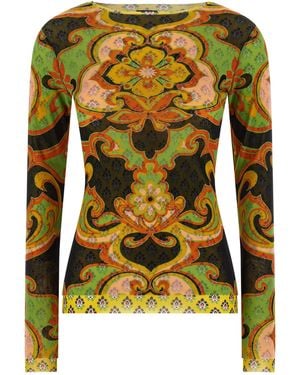 Etro Double-Layer Mesh - Yellow