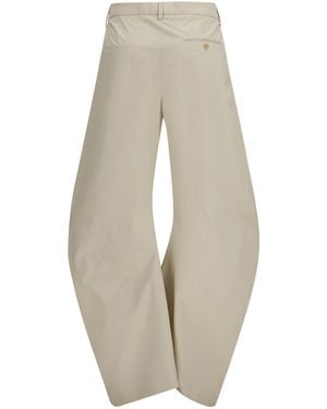 Acne Studios Tailored Trousers Cotton - White