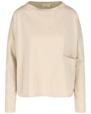 Ma'ry'ya Round Neckline T-Shirt - White