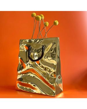 Rag & Bone Bag & Bones Vase - Orange