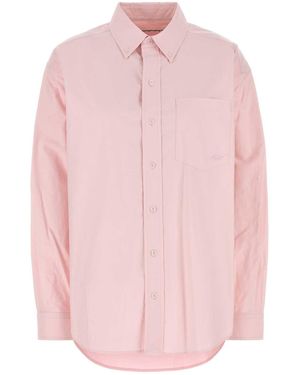 T By Alexander Wang Pink Oxford Oversize Shirt