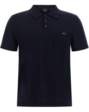 A.P.C. Gide Polo Shirt - Blue