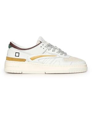 Date Sneakers Goatskin - White