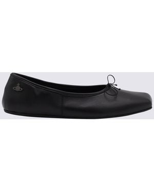 Vivienne Westwood Leather Flats - Black
