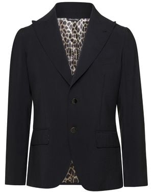 Reveres 1949 Single-Breasted Blazer - Black