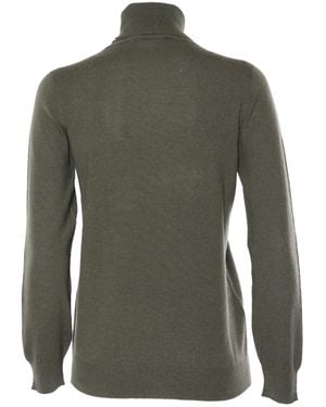 Kangra Cashmere Turtleneck Wool Cashmere - Green