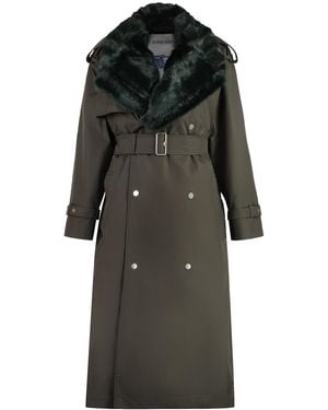Burberry Long Kensington Trench Coat - Black