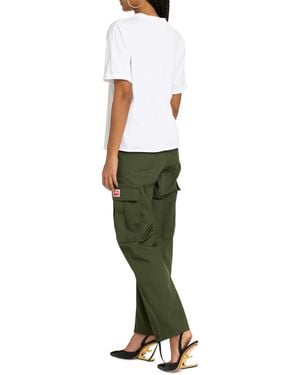 Saint Laurent Cotton Crew-Neck T-Shirt T-Shirts & Jerseys - Green