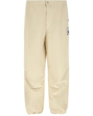 Maison Mihara Yasuhiro 'Ripstop Parachute' Trousers - Natural
