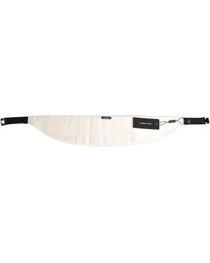 Dolce & Gabbana Wide Waist Belt Cotton Cummerbund - White